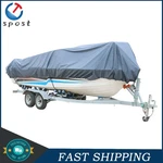 Gray Boat Cover 17-19FT V-hull Waterproof Trailerable Fishing Ski Bass 210D Us. Fixed Price $25.78.