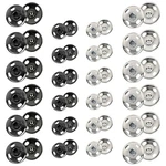 Kenkio 120 Sets Sew-on Buttons Metal Snaps Fasteners 'silver', 'black'. Fixed Price $9.46.