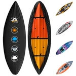 Zettum Kayak Cover 14 - 600D Canoe For Outdoor Ft, Black. Fixed Price $57.64.