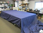 Taylor Made 26014ON Universal Pontoon Travel Cover 15' 1" - 16' Blue Marine Boat. Fixed Price $299.95.
