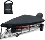 Heavy Duty Boat Cover 16-18.5FT 1200D Marine Black. Fixed Price $207.31.