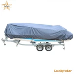 Waterproof 17-19FT Gray Boat Cover V-hull Trailerable Fishing Ski Bass 210D. Fixed Price $27.04.