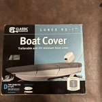 Classic Accessories 20-143-111001-00 Lunex RS-1 Boat Cover Model Gray. Fixed Price $68.00.