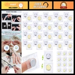 32 Pairs 1.18" Invisible Magnetic Snap Fasteners For Purses, Handbags, Diy Craft. Fixed Price $23.99.