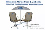 Millennium Marine Boat Seating Bundle Double & Umbrella Set. Fixed Price $749.99.