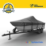 Seal Skin Waterproof Tri-hull Boat Cover, All-weather Protection, Snug Fit. Fixed Price $169.00.