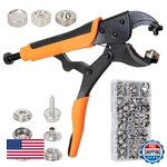 Annyun 40 Sets 15MM Heavy Duty Snap Fastener Kit Tools Pliers Marine Canvas. Fixed Price $37.91.