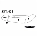 Hydro-turf Seat Cover For Kawasaki Stx 900 1100 W/ Cowling (select Models). Fixed Price $153.67.