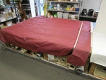 Boater Sports 509-BGA 4 Bow Universal Bimini Top & Boot Burgandy 96" X 108". Fixed Price $199.95.
