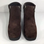 Woman Boston Accent Sport Waterproof Leather Boots Size 8.5 Brown Suede. Fixed Price $28.90.