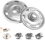 50 Sets Sew-on Buttons, Metal Snaps Fasteners Press Studs For Sewin. Fixed Price $18.85.
