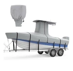 Rvmasking 1200D T-top Boat Cover With Motor 100% Waterproof Heavy Duty. Fixed Price $119.99.