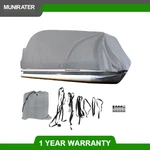 21-24FT Pontoon Boat Cover Trailerable Waterproof Blue Grey. Fixed Price $35.00.