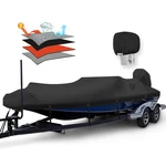 Waterproof 1200D Pu Boat With Motor Cover, 20-22' Heavy Duty Marine Grade. Fixed Price $152.98.