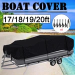 Neverland Heavy Duty 17' 18' 19' 20FT Trailerable Pontoon Boat Cover Waterproof. Fixed Price $53.99.