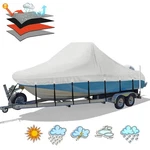 Solim Center Console Boat Cover, 16'-18.5' 1300D Waterproof Pu Heavy Duty Tra.... Fixed Price $164.73.