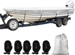 Boat Cover, Trailerable 12' 14' Waterproof Oxford Fabric 210D Anti-. Fixed Price $77.99.