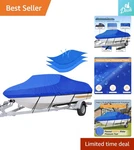 Versatile Waterproof Cover For 14'-16' Boats Easy Installation & Cleaning. Fixed Price $86.99.