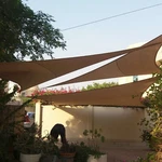 2-28FT Brown Equilateral Triangle Sun Shade Sail Pool Patio Deck Canopy Awning. Fixed Price $51.01.