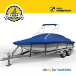 Seal Skin Waterproof Tower Boat Cover, All-weather Outdoor Protection, Snug Fit. Fixed Price $254.00.