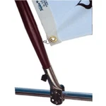 Taylor Made Adjustable Mount Flag Pole Socket For 7/8 To 1-1/4 Inch Railing. Fixed Price $22.99.