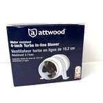 Attwood Turbo 4000 Series Ii Water-resistant, In-line Blower 12V White 1749-4. Fixed Price $34.99.
