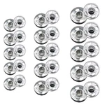 120 Sets 3 Sizes Snap Buttons Metal Fastener Press For Sewing Clothing.... Fixed Price $11.56.