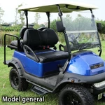 Golf Cart Front Seat Cover Black Diamond Stitching For Ezgo Club Yamaha Pvc. Fixed Price $43.65.