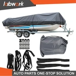 Labwork Boat Cover Waterproof 90" 14-16FT 210D Gray Heavy Duty Trailerable. Fixed Price $27.26.