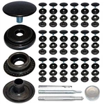18SETS 15MM Stainless Steel Fastener Snap Press Stud Button With Punching Too.... Fixed Price $23.48.