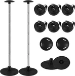 Boat Cover Support Poles Pack,height Adjustable Black-a BASE-2. Fixed Price $62.97.