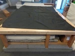 Berkshire 233 Sl Sts Black Bimini Top Bow 108" X 76 1/2" Marine Boat. Fixed Price $149.95.