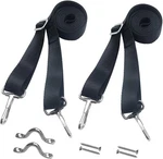 2 Pcs Adjustable Bimini Boat Top Straps End Hooks (no Need Sewn), Black. Fixed Price $14.76.