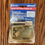Rod Holder Square Mount Adapter By Attwood Fits Rails 1.25" 1.5" RM-31. Fixed Price $7.69.