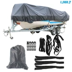Lablt 14-16FT 3 Layers Boat Cover 90" Heavy Duty Fabric W/cotton Lining. Fixed Price $30.05.
