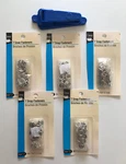 Dritz Snap Fasteners Size (1.1CM) 7/16" White & Sliver W/ Easy Attacher Tool. Fixed Price $24.99.