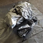 Covermate 150 Universal V-hull Boat Cover, 20'-22' X 106" Beam, Silver 2445. Fixed Price $50.00.