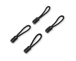 Stayput Black Pull Cords - 4 Pack, Used With Shock & Zippers For Canvas.... Fixed Price $17.62.