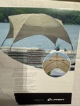 Taylor Made 12003OS Pontoon Easy-up Shade 8'L X 102"W 50"H Sand WHSE2.30A2. Fixed Price $175.00.