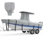 Rvmasking QX1101H Upgraded 1200D T-top Boat Cover 100% Waterproof Heavy Duty New. Fixed Price $175.00.
