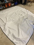 7.5' X100" Carver 4 Bow Bimini Top White W/ Black Trim 706PG35 Marine Boat 1/2. Fixed Price $75.00.