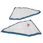 Bayliner 2011 BL185 Blue / Clear Zipper Snap Boat Side Curtains (set Of 2). Fixed Price $121.84.
