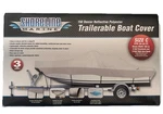 Shoreline Marine Trailerable Boat Cover Size Fits 20-22 Ft. V-hull. Fixed Price $39.95.