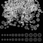 150 Sets Plastic Sew-on Snap Buttons Invisible Fasteners Round For. Fixed Price $11.39.