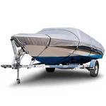 Budge B-150-X5 Denier V-hull Boat Cover Silver 18-20 Long Beam Width Up To. Fixed Price $188.81.