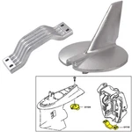 Tecnoseal Anode Kit W/hardware Yamaha 200-250HP Aluminum 21104AL. Fixed Price $51.74.