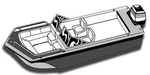 7.6OZ Styled To Fit Boat Cover Glastron 166 Xl O/b 1977-1985. Fixed Price $398.50.