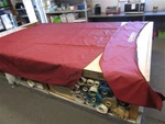 Coach 4200 Bimini Top & Boot Burgundy Tumacs 113 1/2" X 109" Marine Boat. Fixed Price $249.95.
