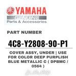 Yamaha Genuine Oem Parts Cover Assy, Under 4C8-Y2808-90-P1 For YZF-R1. Fixed Price $391.37.