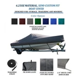 6.25OZ Heavy-duty Semi-custom Protective Cover For Select Carolina Skiff Boats. Fixed Price $377.95.